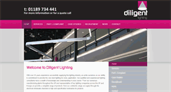 Desktop Screenshot of diligentlighting.com
